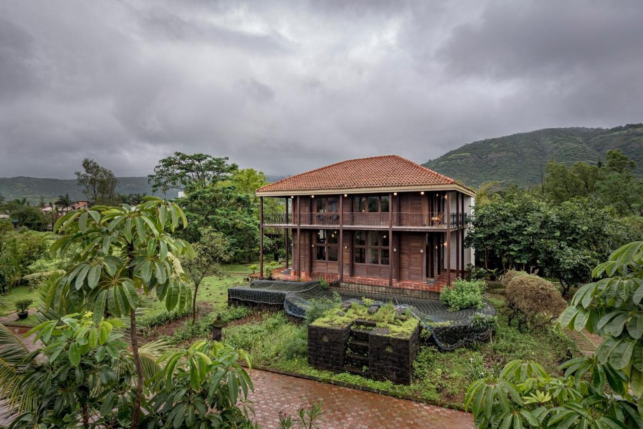 Saffronstays Boulevard Loghouse - A Wooden Chalet Amidst Nature Kārli Exteriör bild