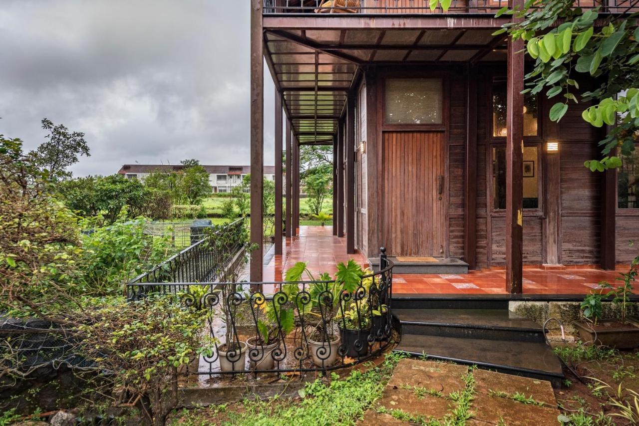 Saffronstays Boulevard Loghouse - A Wooden Chalet Amidst Nature Kārli Exteriör bild